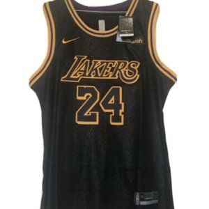 Kobe Bryant New #24 youth kids  Lakers Black Mamba Jersey